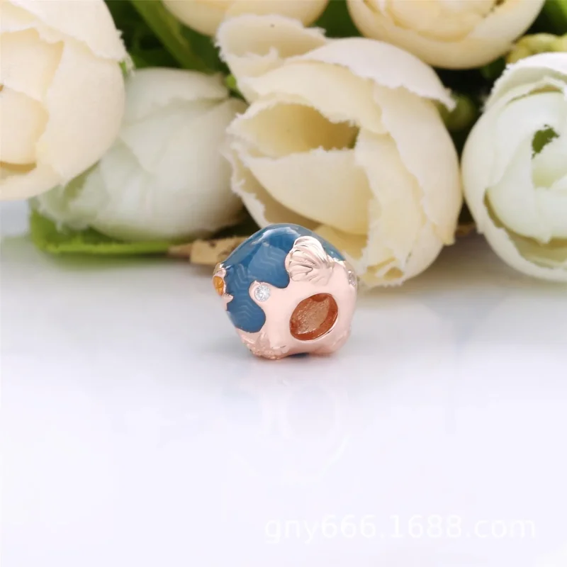 (slika za) PANDORA Svetleči oceanski valovi in ribice - 789004C01 - Ogled 3