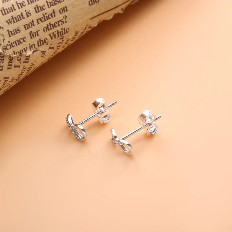 (slika za) PANDORA Uhani s simbolom neskončnosti - 298820C01 - Ogled 2