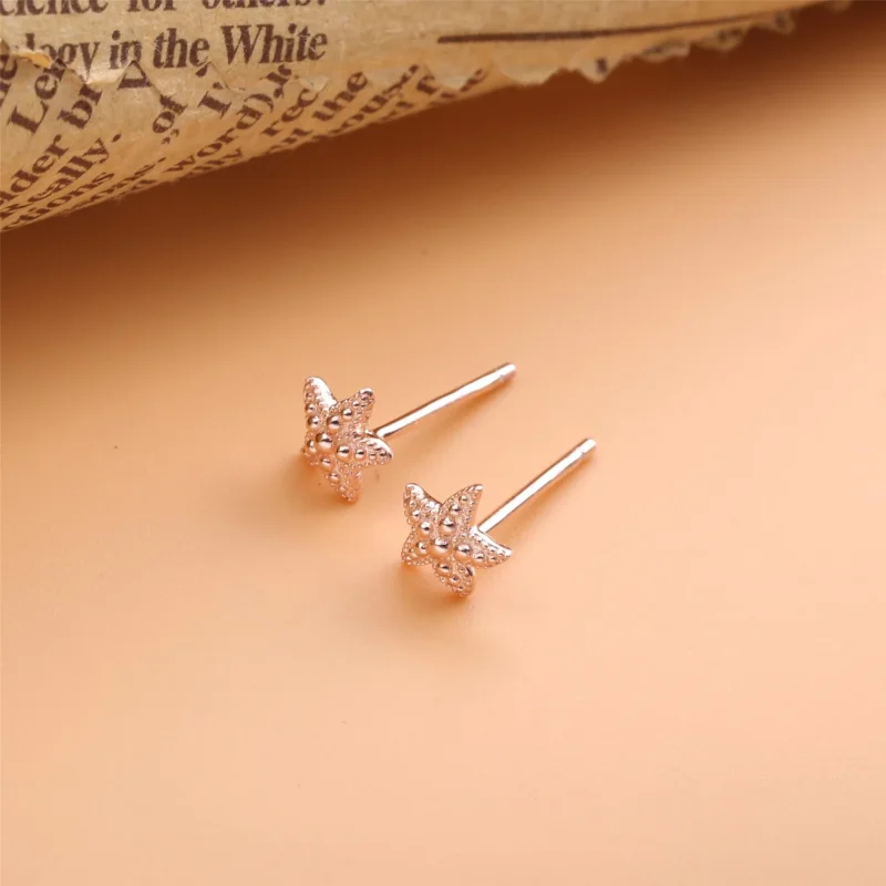 (slika za) PANDORA uhani s perlicami morske zvezde - 288956C00 - Ogled 3