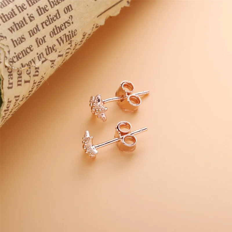 (slika za) PANDORA uhani s perlicami morske zvezde - 288956C00 - Ogled 4