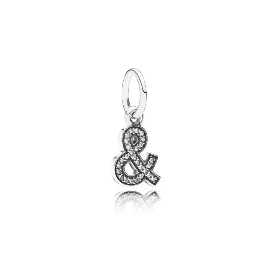 (slika za) Pandora viseči obesek s črko & ampersand - 791305CZ