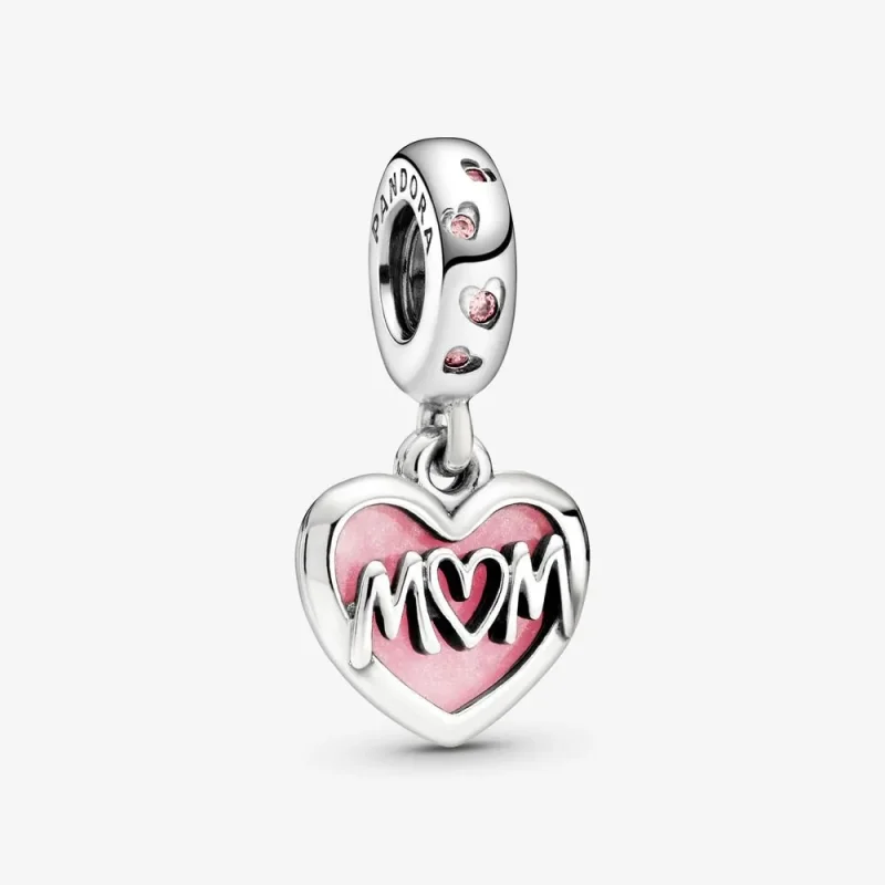 (slika za) PANDORA Viseči obesek z napisom »Mum« (Mama) - 798887C01 - Slika izdelka