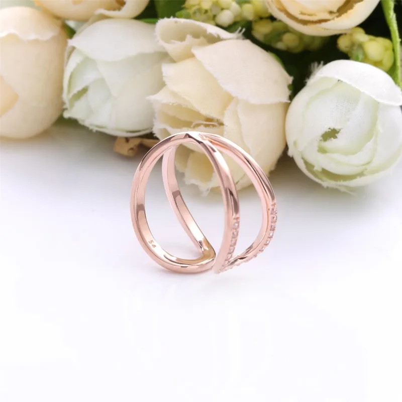 (slika za) PANDORA zavit odprt neskončni prstan - 188882C01 - Ogled 4