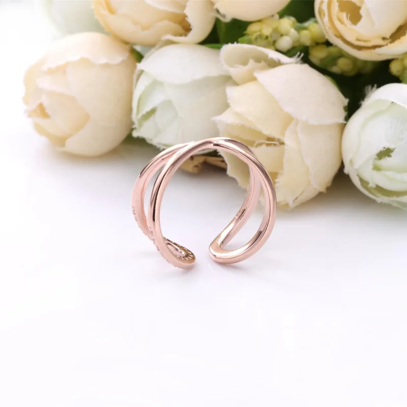 (slika za) PANDORA zavit odprt neskončni prstan - 188882C01 - Ogled 5