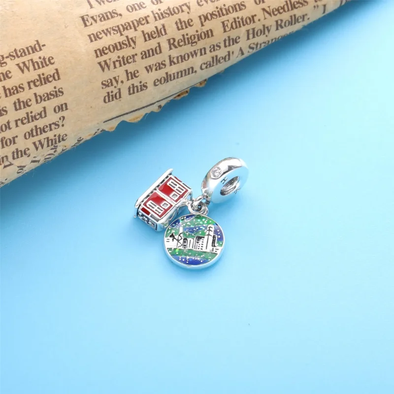 (slika za) Viseč obesek PANDORA Hong Kong Peak Tram - 798926C01 - Ogled 2