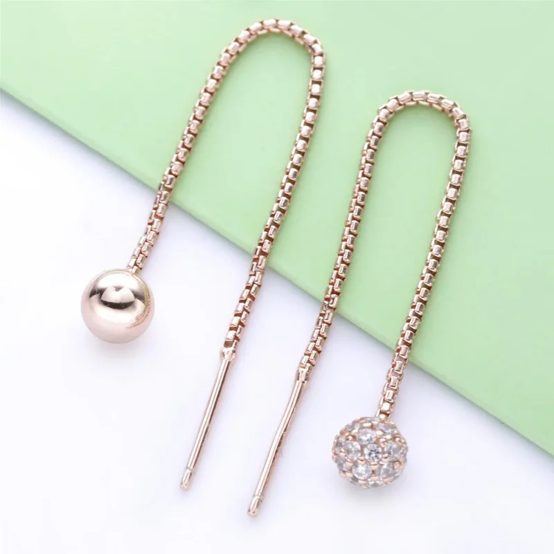 (slika za) Viseči uhani iz poliranih in Pavé perl PANDORA - 288325CZ - Ogled 3