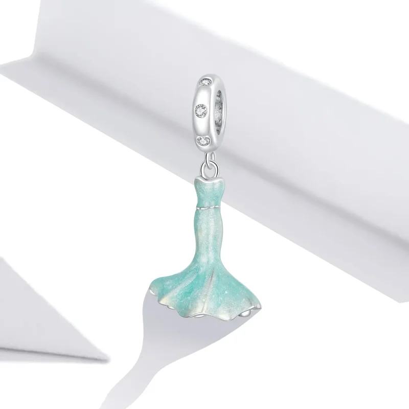 (slika za) Obesek za krilo z ribjim repom v stilu Pandora - SCC1647 - Ogled 2