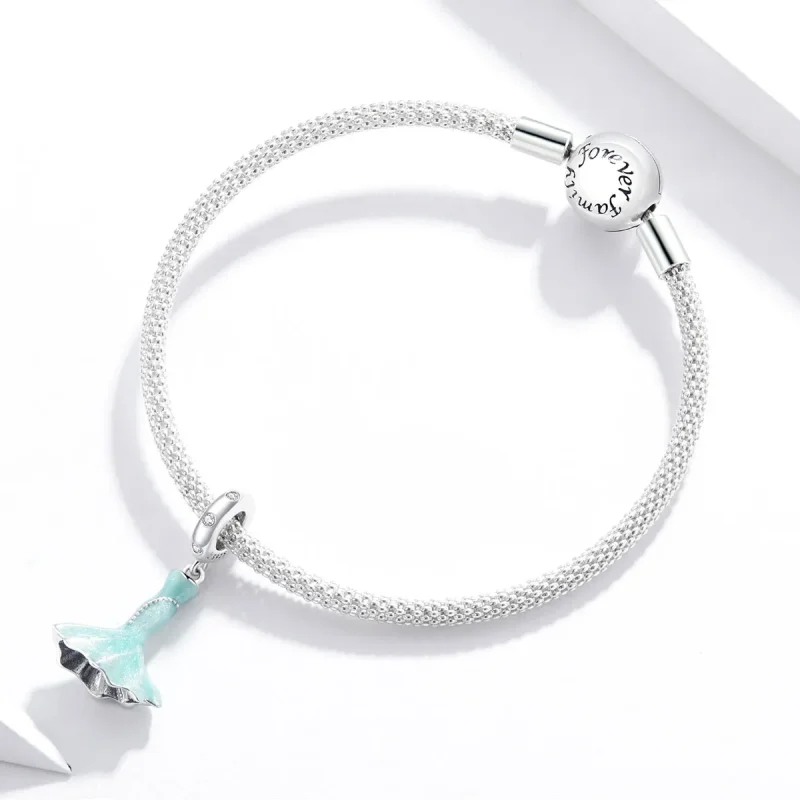 (slika za) Obesek za krilo z ribjim repom v stilu Pandora - SCC1647 - Ogled 3