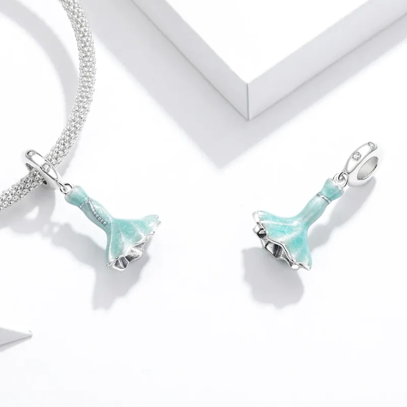 (slika za) Obesek za krilo z ribjim repom v stilu Pandora - SCC1647 - Ogled 4