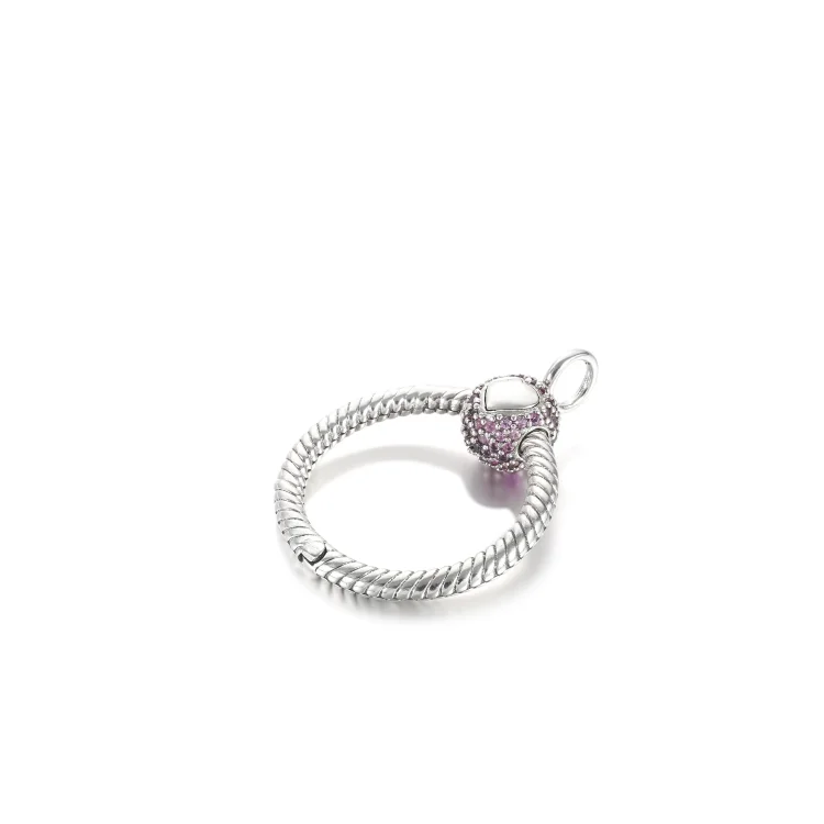 Majhen roza pavé O obesek Pandora Moments - 399097C02