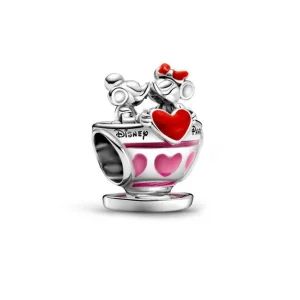 (slika za) Obesek Pandora Disney Parks Mickey and Minnie Teacups - 799265C01