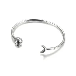 Odprta zapestnica Pandora Moments Moon & Stars - 599120C01