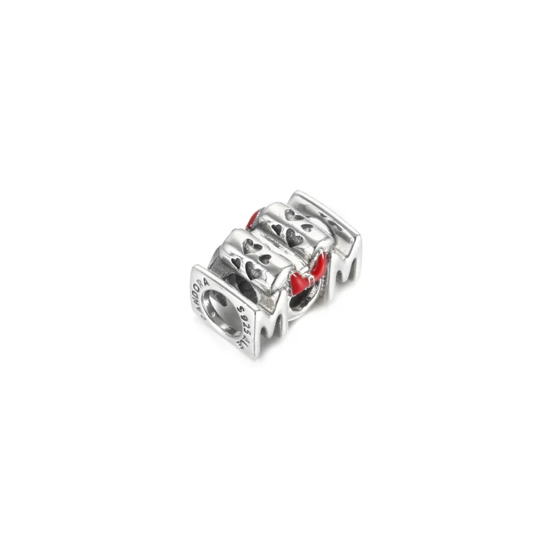 (slika za) PANDORA Disney Minnie Mouse Bow & Mum Charm - 799363C01 - Ogled 3