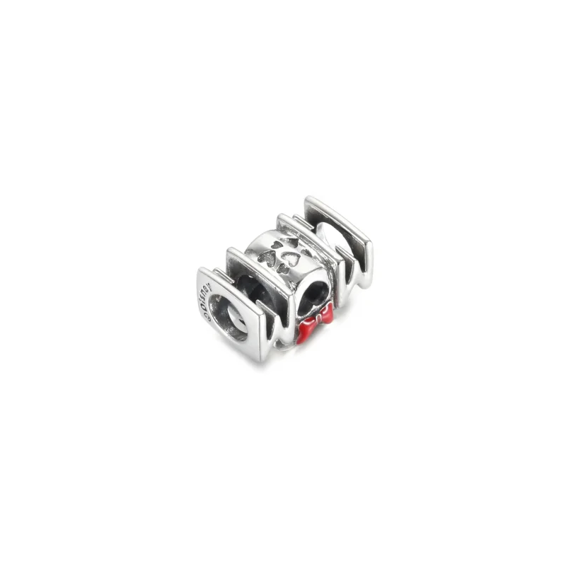 (slika za) PANDORA Disney Minnie Mouse Bow & Mum Charm - 799363C01 - Ogled 4