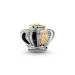 PANDORA Dvobarvni obesek Regal Crown - 799340C00