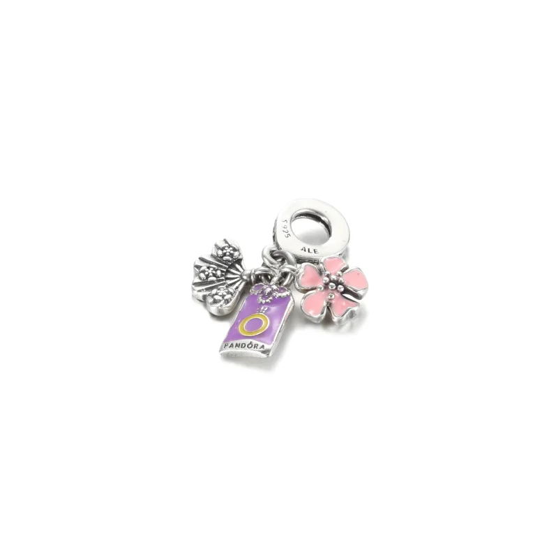 (slika za) PANDORA japonska sakura, omamori in viseči obesek - 799326C01 - Ogled 4