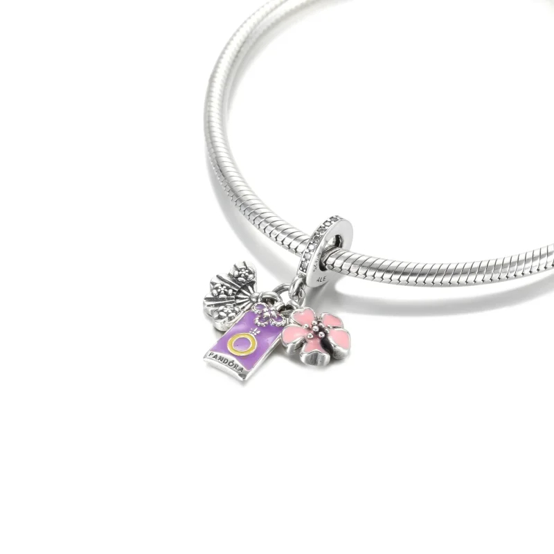 (slika za) PANDORA japonska sakura, omamori in viseči obesek - 799326C01 - Ogled 5