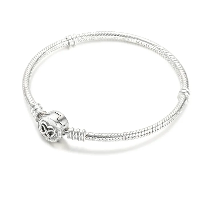 Pandora Moments Heart Infinity Zapestnica Kača Verižica - 599365C00