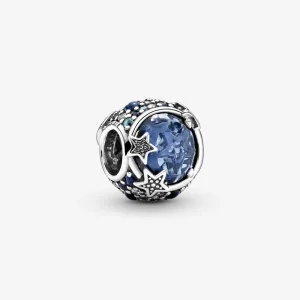 (slika za) PANDORA Obesek Celestial Blue Sparkle Stars - 799209C01