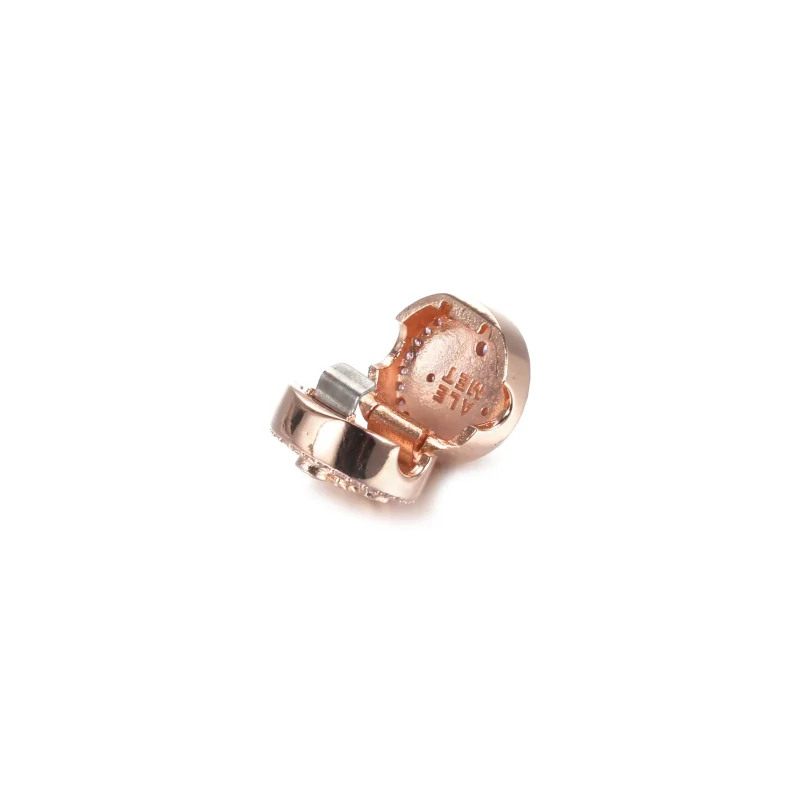 (slika za) Pandora Rose Sparkle Pink Anchor Clip - 789019C01 - Ogled 4