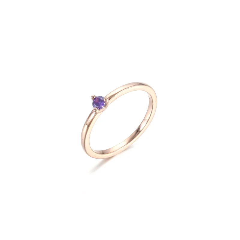 (slika za) PANDORA svetlo moder prstan Solitaire - 189259C02 - Ogled 5