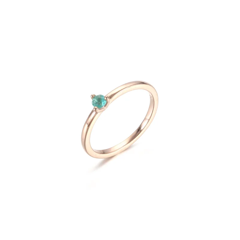 (slika za) PANDORA svetlo moder prstan Solitaire - 189259C02 - Ogled 8