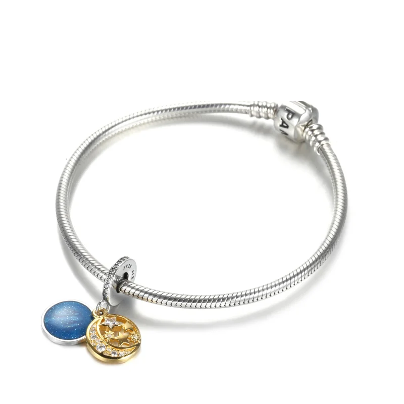 (slika za) Viseči obesek Pandora Shine "Ljubim te do lune in nazaj" - 761993C01 - Ogled 5