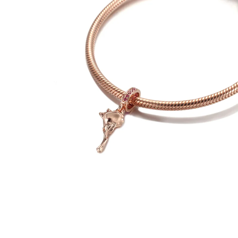 (slika za) Viseči obesek s cvetom vrtnice - 789312C01 - Ogled 5