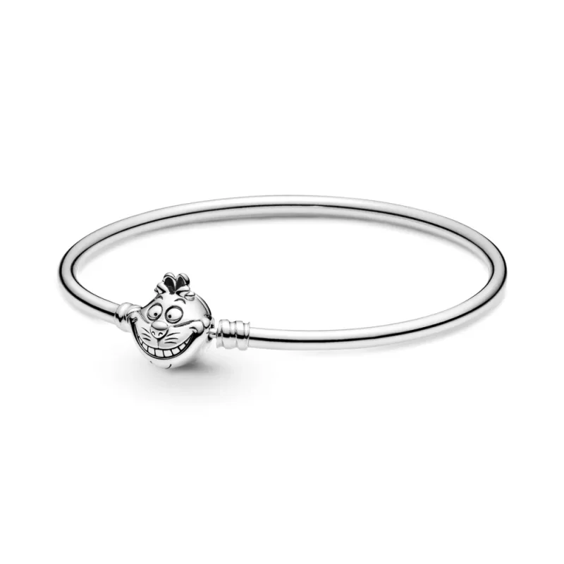 (slika za) Zapestnica Disney Alice in Wonderland Cheshire Cat Pandora Moments Bangle - 599343C00 - Slika izdelka