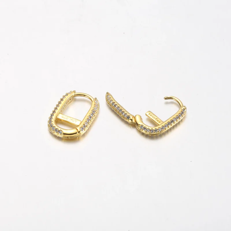 (slika za) Členasti uhan Pandora ME v slogu pavé - 269682C01 - Ogled 4