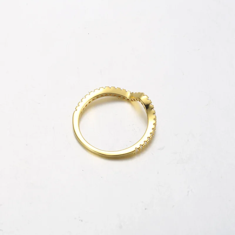 (slika za) PANDORA Bleščeči se valoviti prstan - 162539C01 - Ogled 4