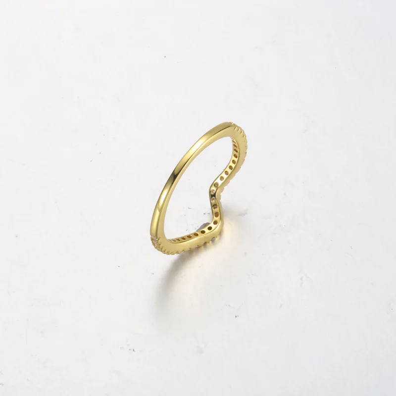 (slika za) PANDORA Bleščeči se valoviti prstan - 162539C01 - Ogled 5