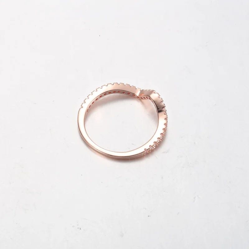 (slika za) PANDORA Bleščeči se valoviti prstan - 182539C01 - Ogled 4