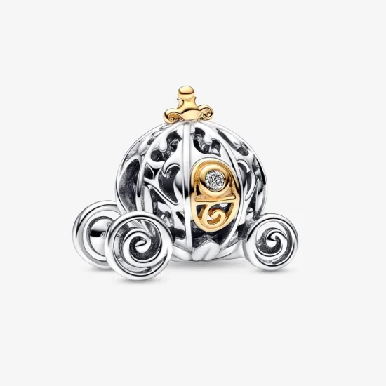 (slika za) PANDORA Disneyjev obesek za 100. obletnico Pepelkine začarane kočije - 792553C01