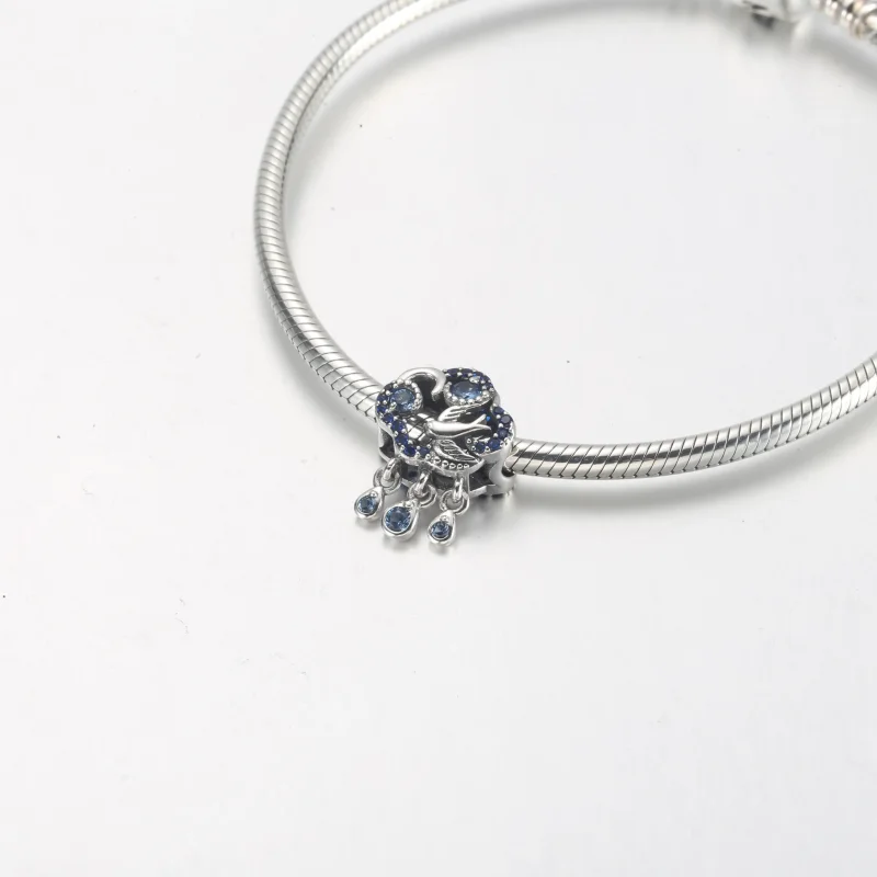 (slika za) PANDORA Obesek Cloud & Swallow - 792569C01 - Ogled 5