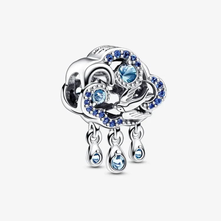 PANDORA Obesek Cloud & Swallow - 792569C01