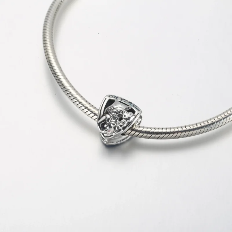 (slika za) PANDORA Obesek emblem z rakunom Raketo in Grootom iz Marvelovih Varuhov galaksij - Ogled 6