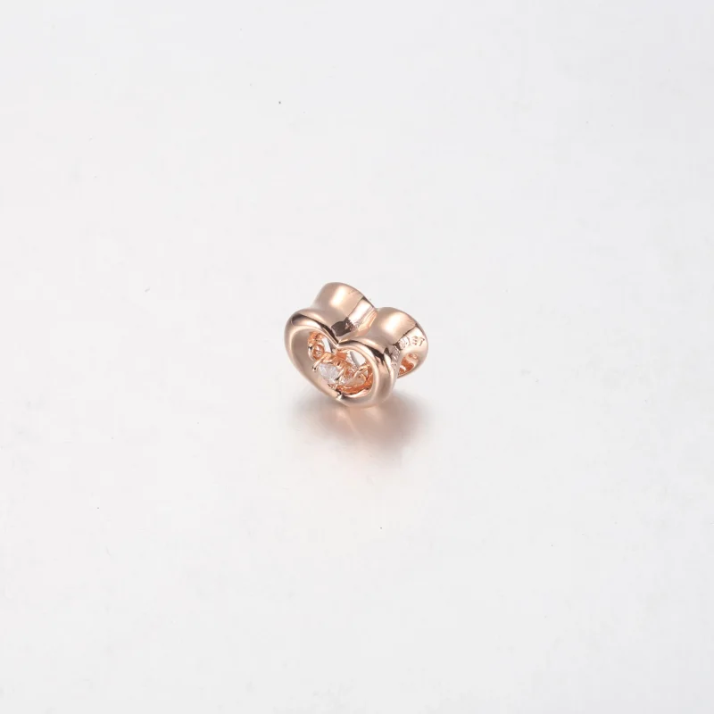 (slika za) PANDORA Obesek s sijočim srcem in lebdečim kamenčkom - 782493C01 - Ogled 2