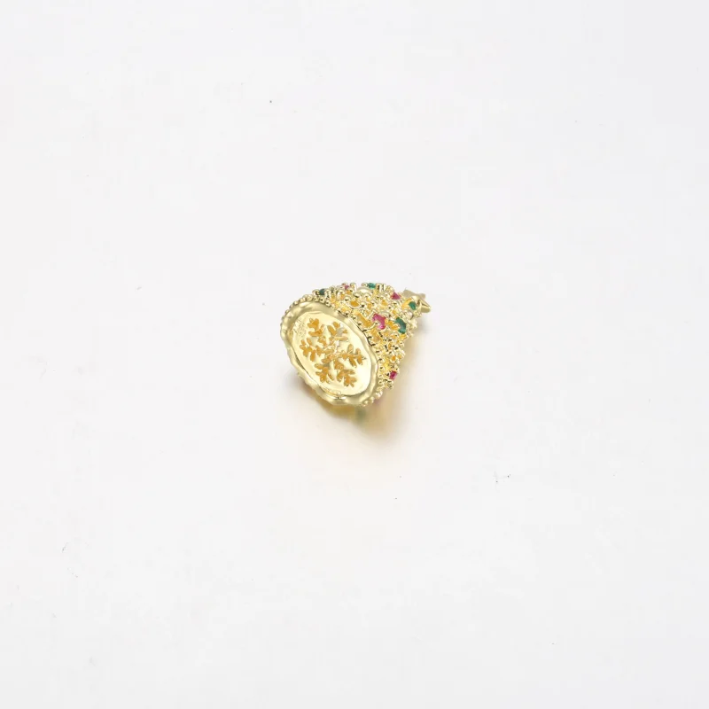 (slika za) PANDORA Obesek z bleščečim se božičnim drevescem - 769226C01 - Ogled 3