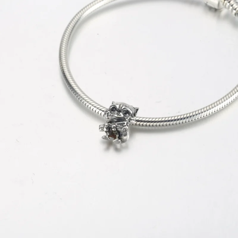 (slika za) PANDORA Obesek z rakunom Raketo iz Marvelovih Varuhov galaksije - 792563C01 - Ogled 5