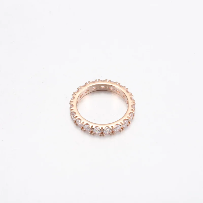 (slika za) PANDORA Prstan večnosti z cirkoni - 180050C01 - Ogled 3