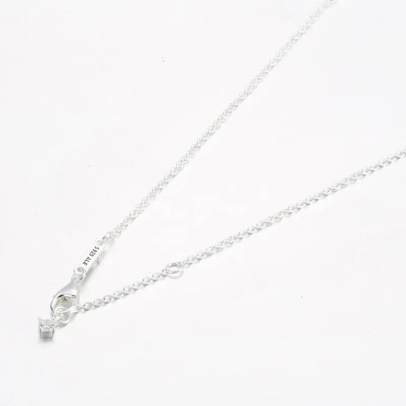 (slika za) PANDORA Sijoča ogrlica s padajočim dizajnom - 392405C01 - Ogled 4