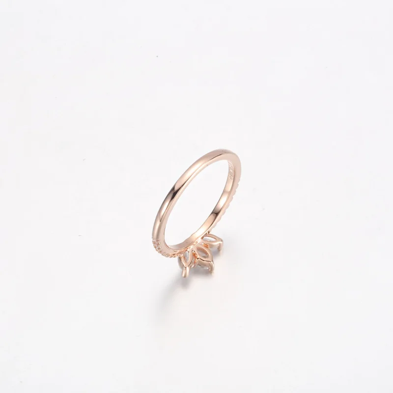 (slika za) PANDORA Sijoči cvetlični prstan z grozdi - 182392C01 - Ogled 5