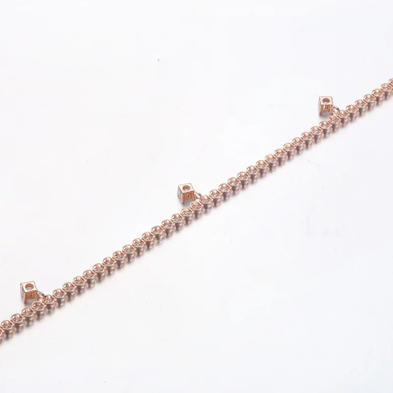 (slika za) PANDORA teniška zapestnica Sparkling Drops - 582401C01 - Ogled 4