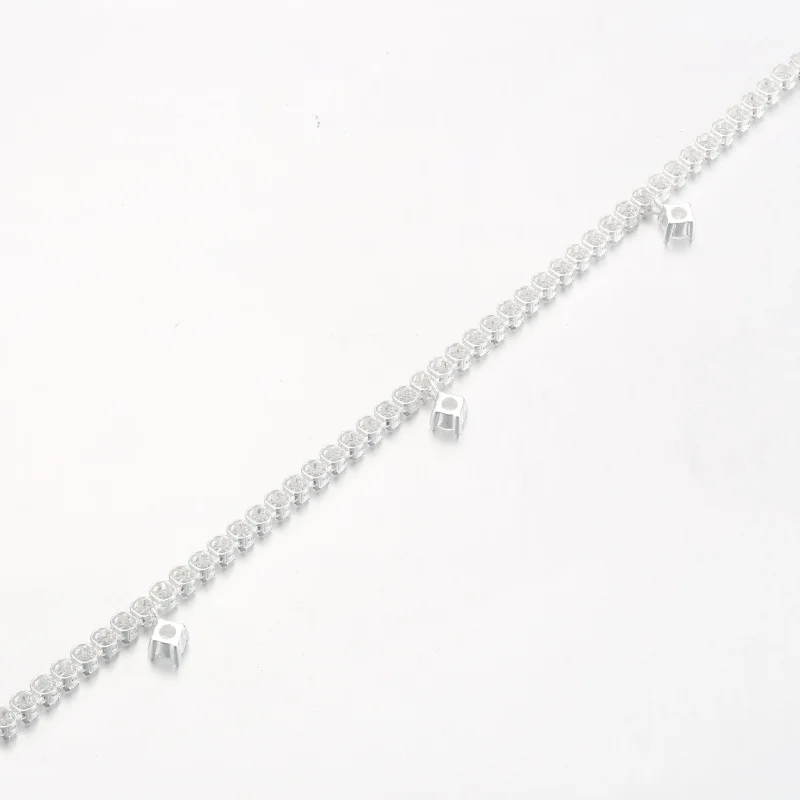 (slika za) PANDORA teniška zapestnica Sparkling Drops - 592401C01 - Ogled 4