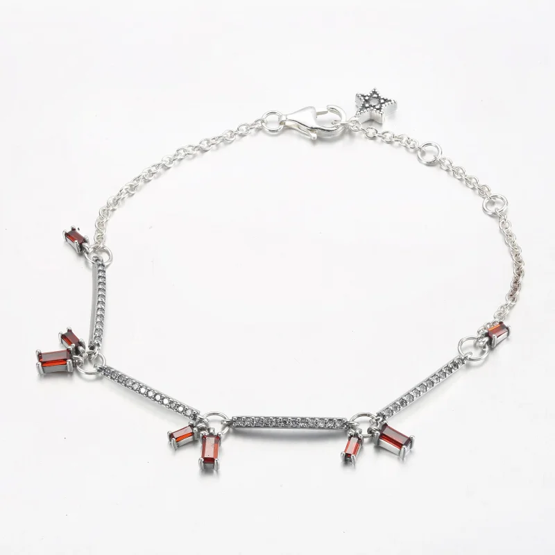 (slika za) PANDORA Zapestnica Firecracker Pavé Bars - 592537C01 - Ogled 2