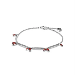 (slika za) PANDORA Zapestnica Firecracker Pavé Bars - 592537C01