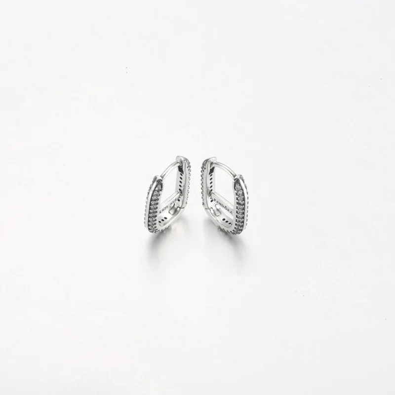 (slika za) Uhan Pandora ME z vdelavo pavé - 299682C01 - Ogled 2