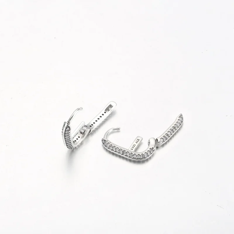 (slika za) Uhan Pandora ME z vdelavo pavé - 299682C01 - Ogled 4