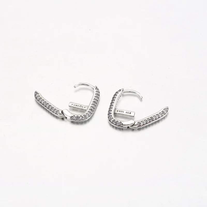 (slika za) Uhan Pandora ME z vdelavo pavé - 299682C01 - Ogled 5